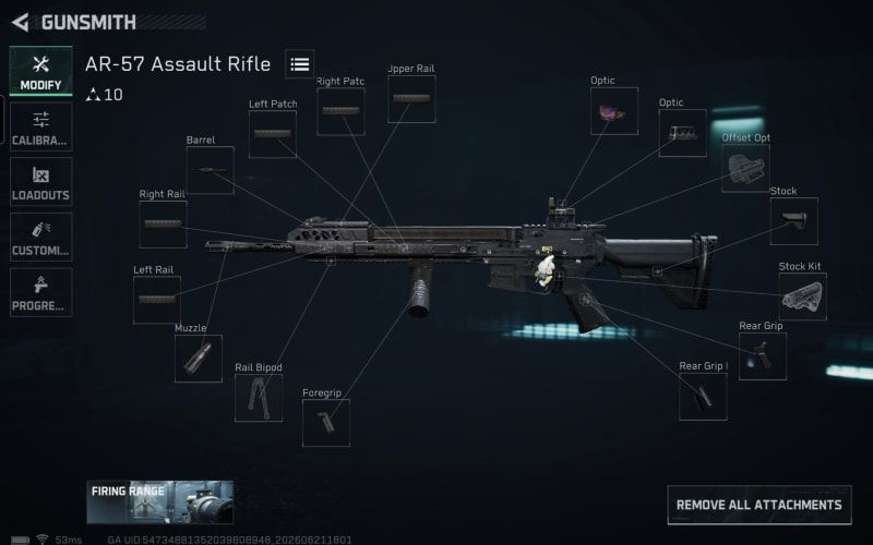 Build screenshot