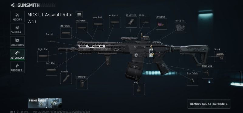 Build screenshot