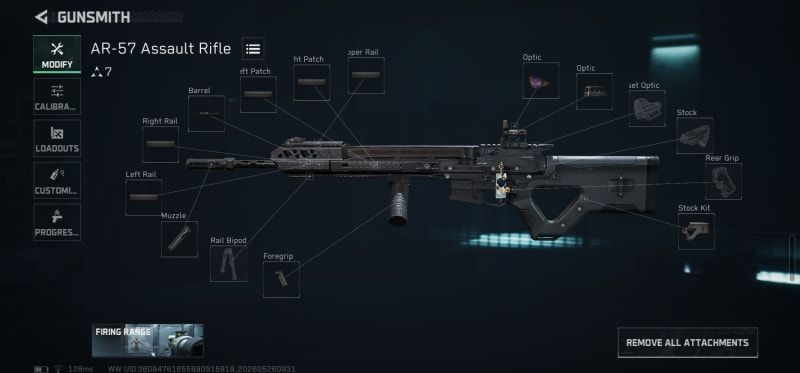 Build screenshot
