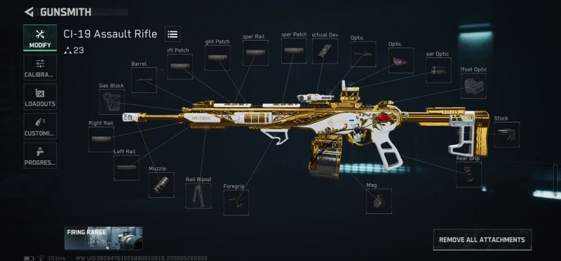 Build screenshot