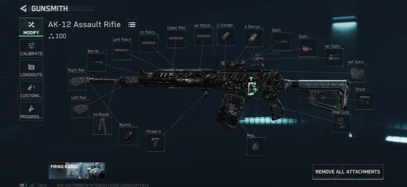 Build screenshot