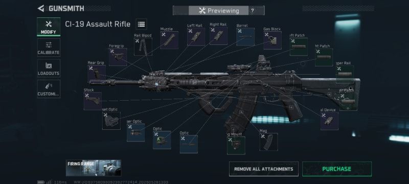 Build screenshot