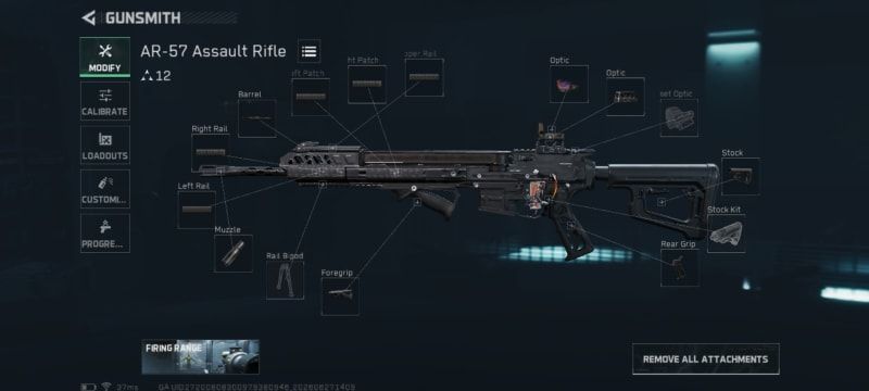 Build screenshot