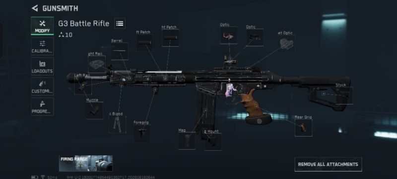 Build screenshot