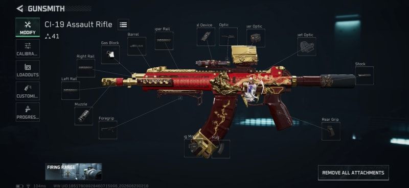 Build screenshot