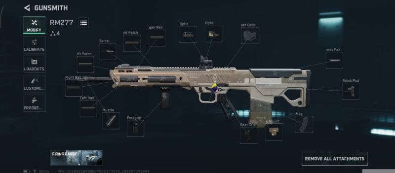 Build screenshot