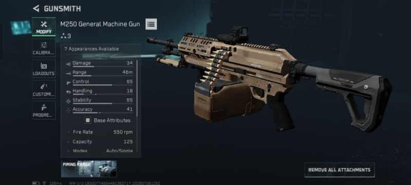 Build screenshot