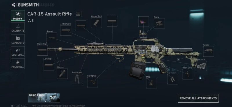 Build screenshot