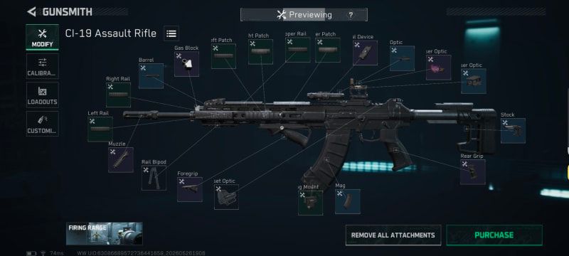 Build screenshot