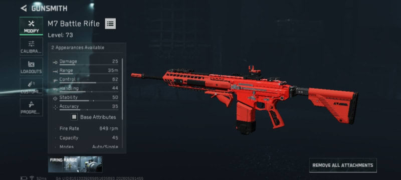 Build screenshot