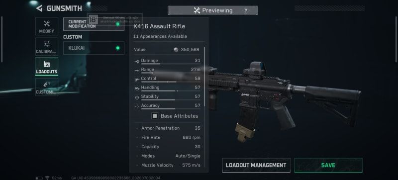 Build screenshot