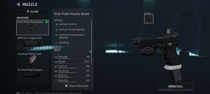 Build screenshot