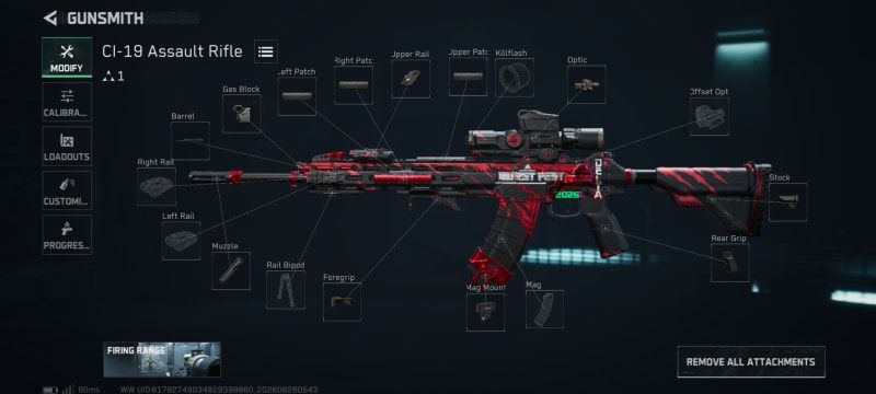 Build screenshot