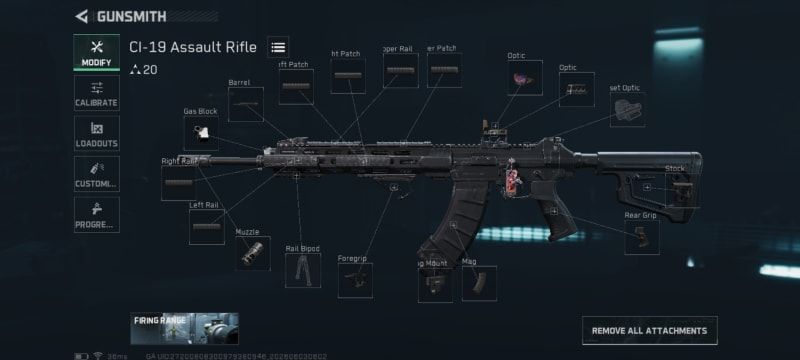 Build screenshot