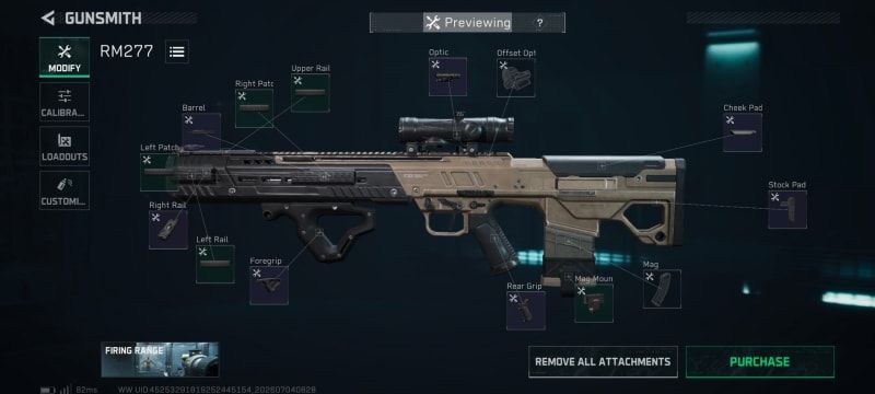 Build screenshot