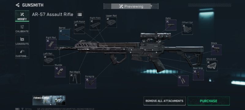 Build screenshot