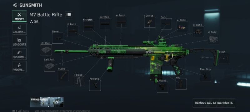 Build screenshot