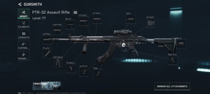 Build screenshot