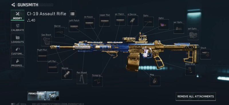 Build screenshot