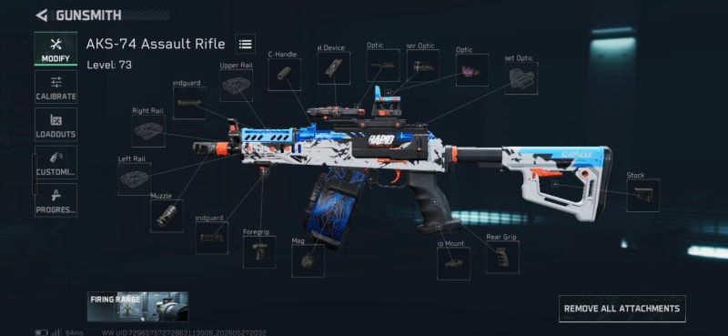 Build screenshot