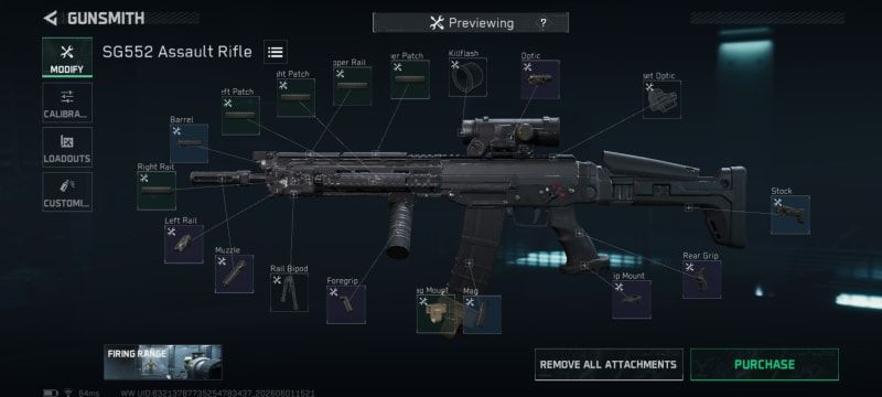 Build screenshot