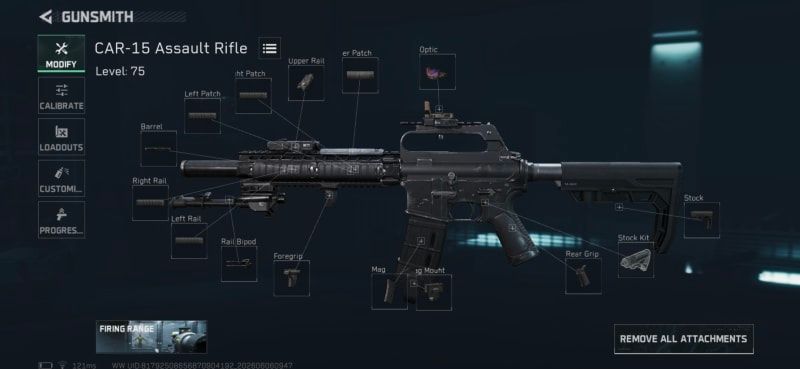 Build screenshot