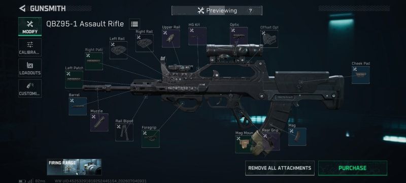 Build screenshot
