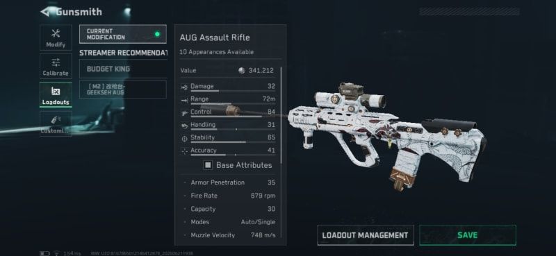 Build screenshot