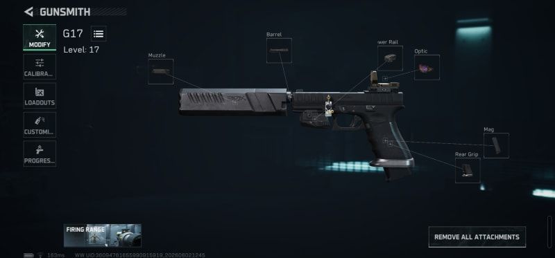 Build screenshot