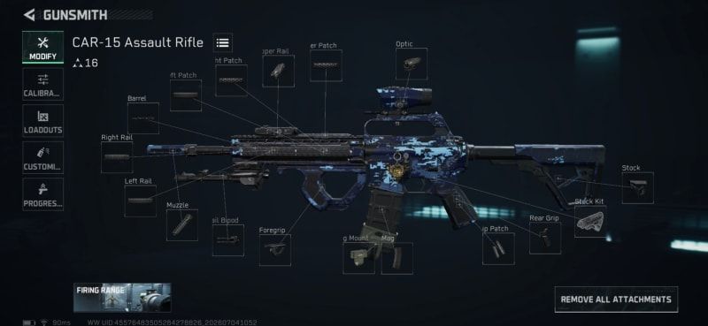 Build screenshot