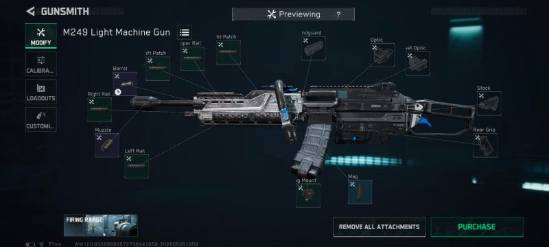 Build screenshot
