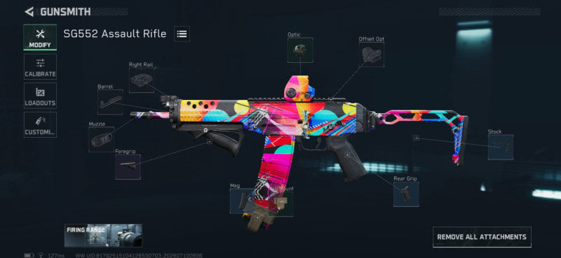 Build screenshot