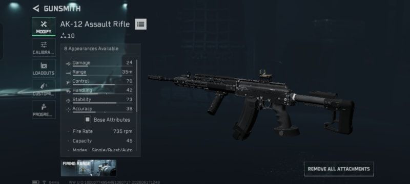 Build screenshot
