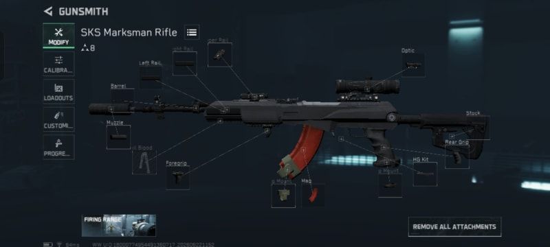 Build screenshot