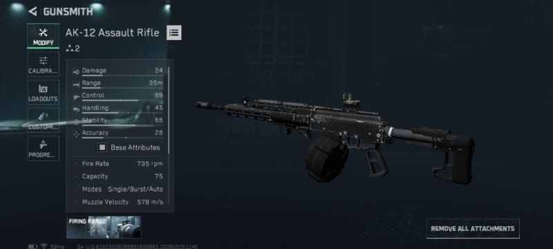 Build screenshot