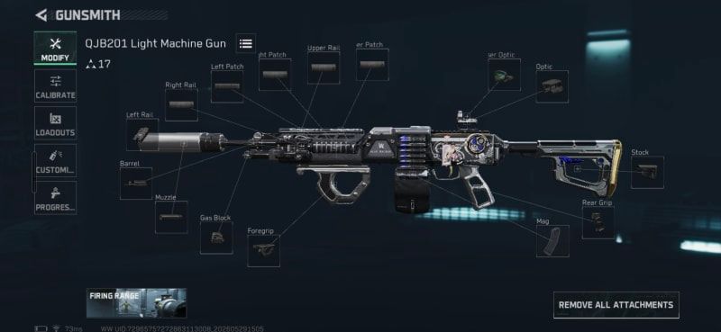Build screenshot