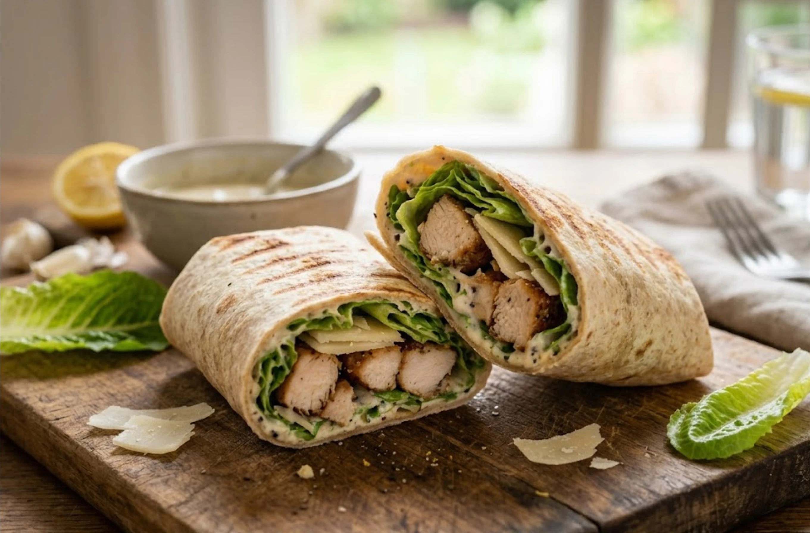 Chicken-Caesar-Wrap