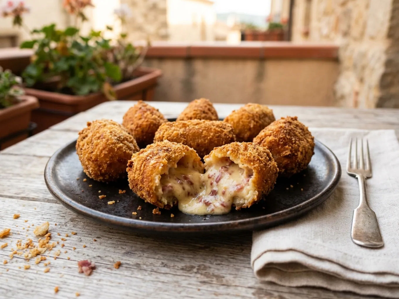 Croquetas with Jamón