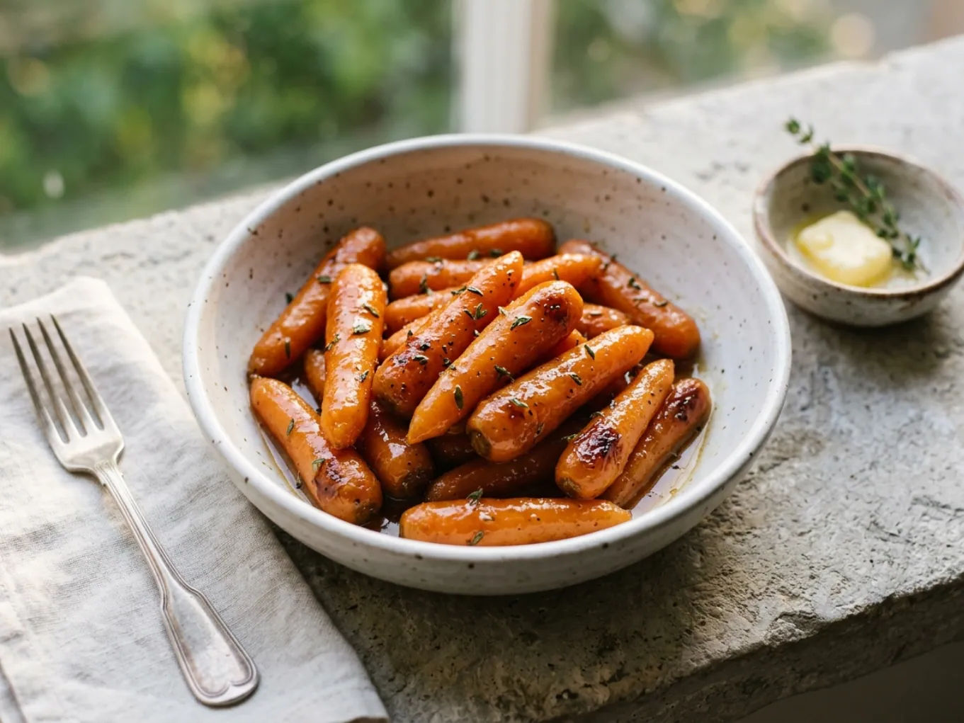 French Glazed Carrots with Thyme