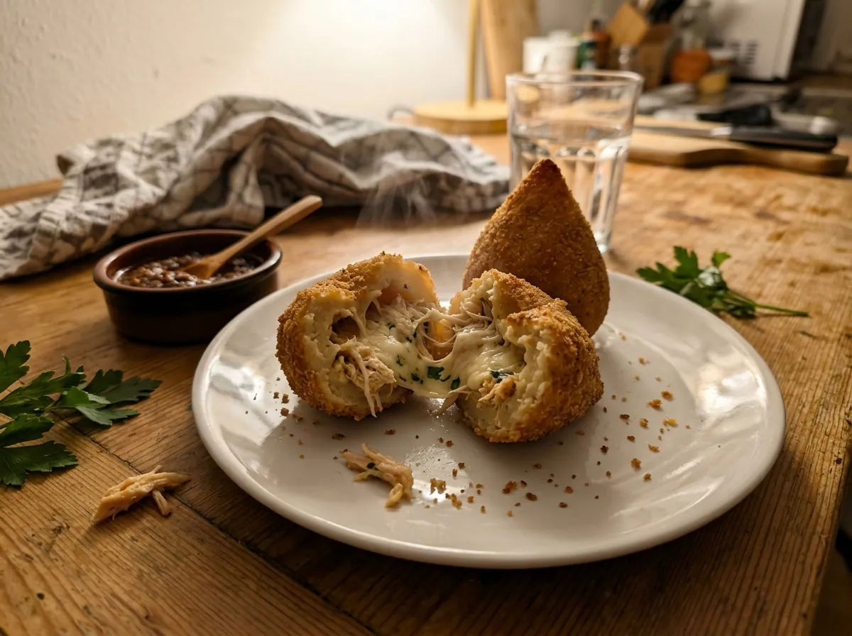 Coxinha с курицей
