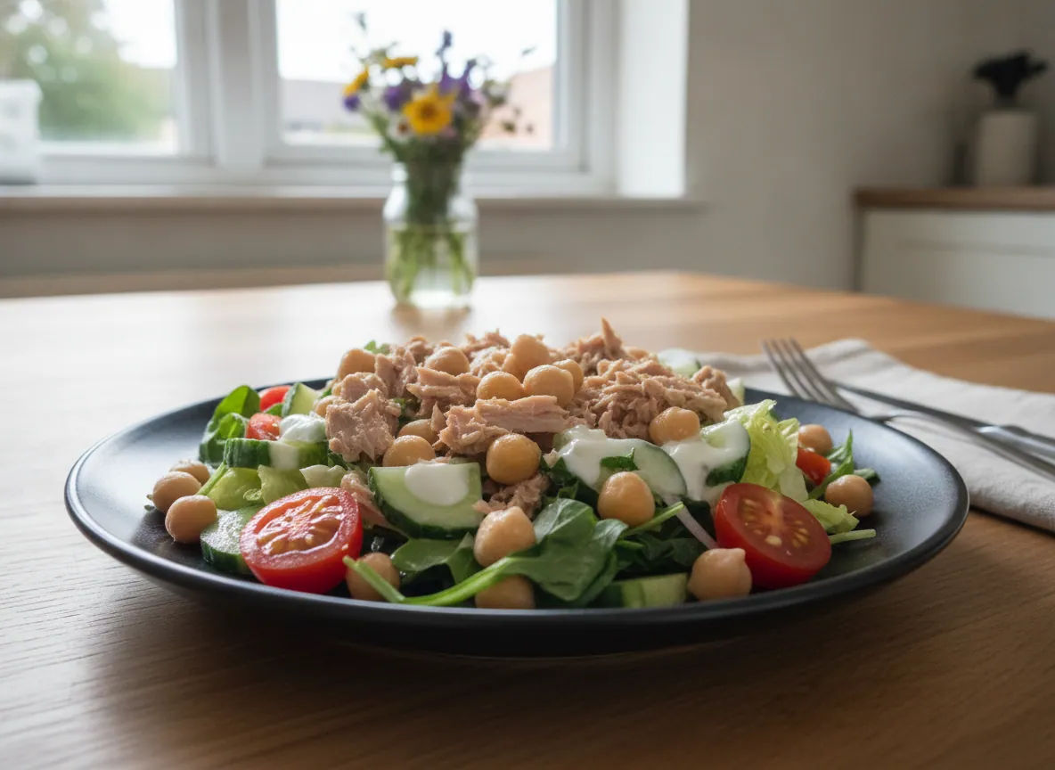 Insalata di tonno e ceci