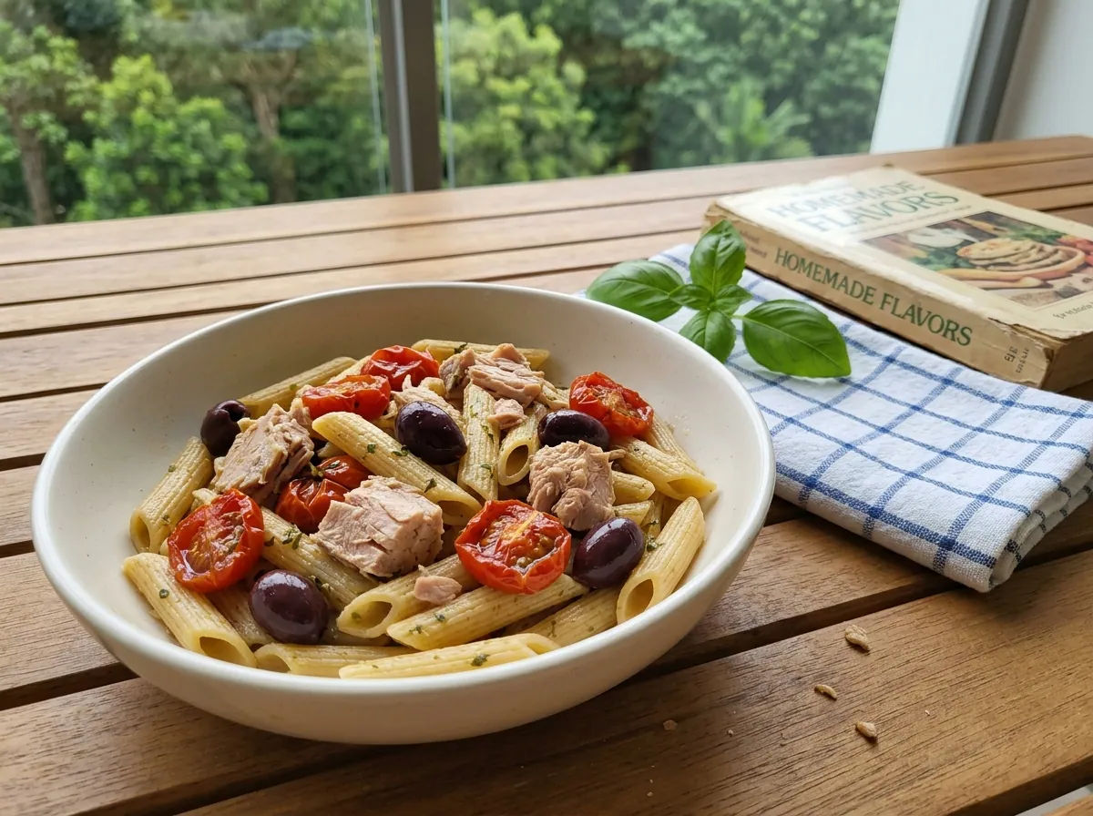 Pasta con tonno e pomodorini
