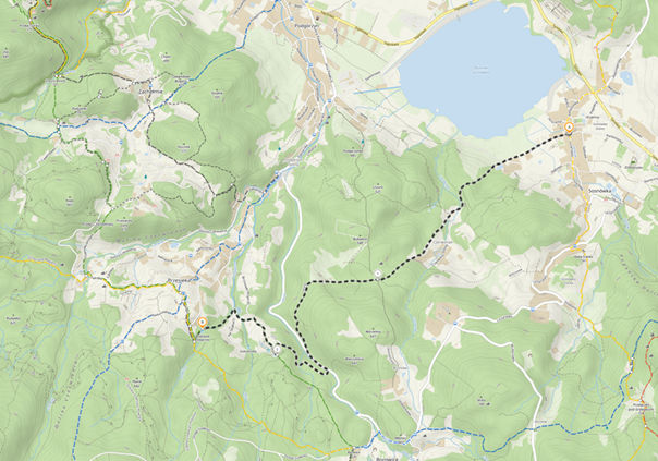 Sosnówka - Wodospad Podgórnej.
