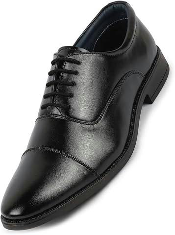 FAUSTOMen's Formal Office Meetings Work Lace-Up Derby Shoes