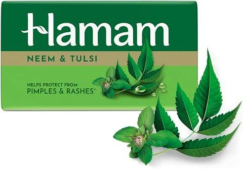 Hamam Neem Tulsi and Aloevera Soap Bar 100 g Skin Care