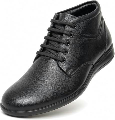 KraasaAlloy Formal Shoes for Men | Vegan Leather Lace-Up Office Shoes