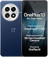 OnePlus13 | Smarter with OnePlus AI | Lifetime Display Warranty |12GB RAM 256GB Storage Midnight Ocean | Official Smartphone for BGMS 2025