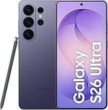 SamsungGalaxy S26 Ultra 5G (Cobalt Violet, 12GB RAM, 256GB Storage) with Built-in Privacy Display, AI Phone, Photo Assist, Creative Studio, 200MP Camera, 5000mAh Battery and Snapdragon 8 Elite Gen 5