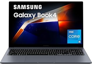 SamsungGalaxy Book4 (Gray, 16GB RAM, 512GB SSD) | 15.6" Full HD Screen | Intel Core i5 1335U Processor | Windows 11 Home | MS Office 2021 | Fingerprint Reader | Intel Iris XE Graphics | RJ45 LAN Port