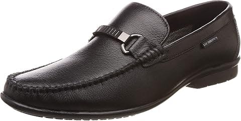 Lee CooperMen's Black Loafers - 9 UK/India (43EU)(LC2339 Black)